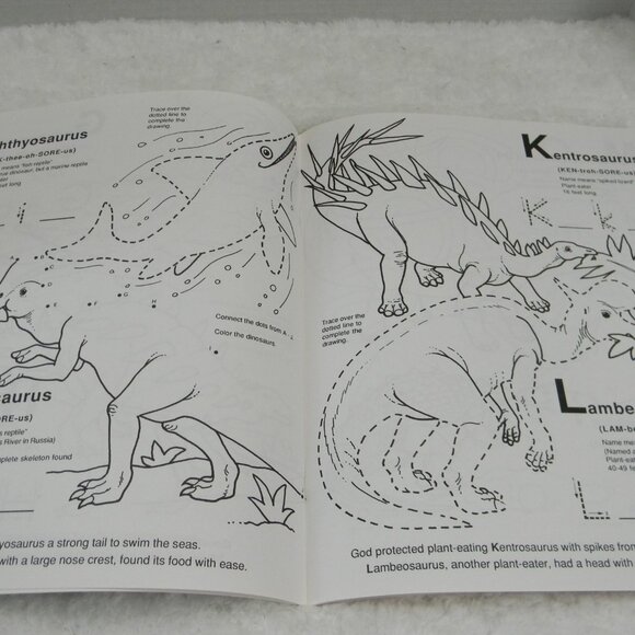 Dinosaur Creation Knowledge Books Set of 3 Books Homeschool Biblical Activity - Picture 4 of 11